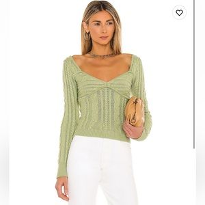 NWOT Majorelle Fallone Sweater in Sage - Medium